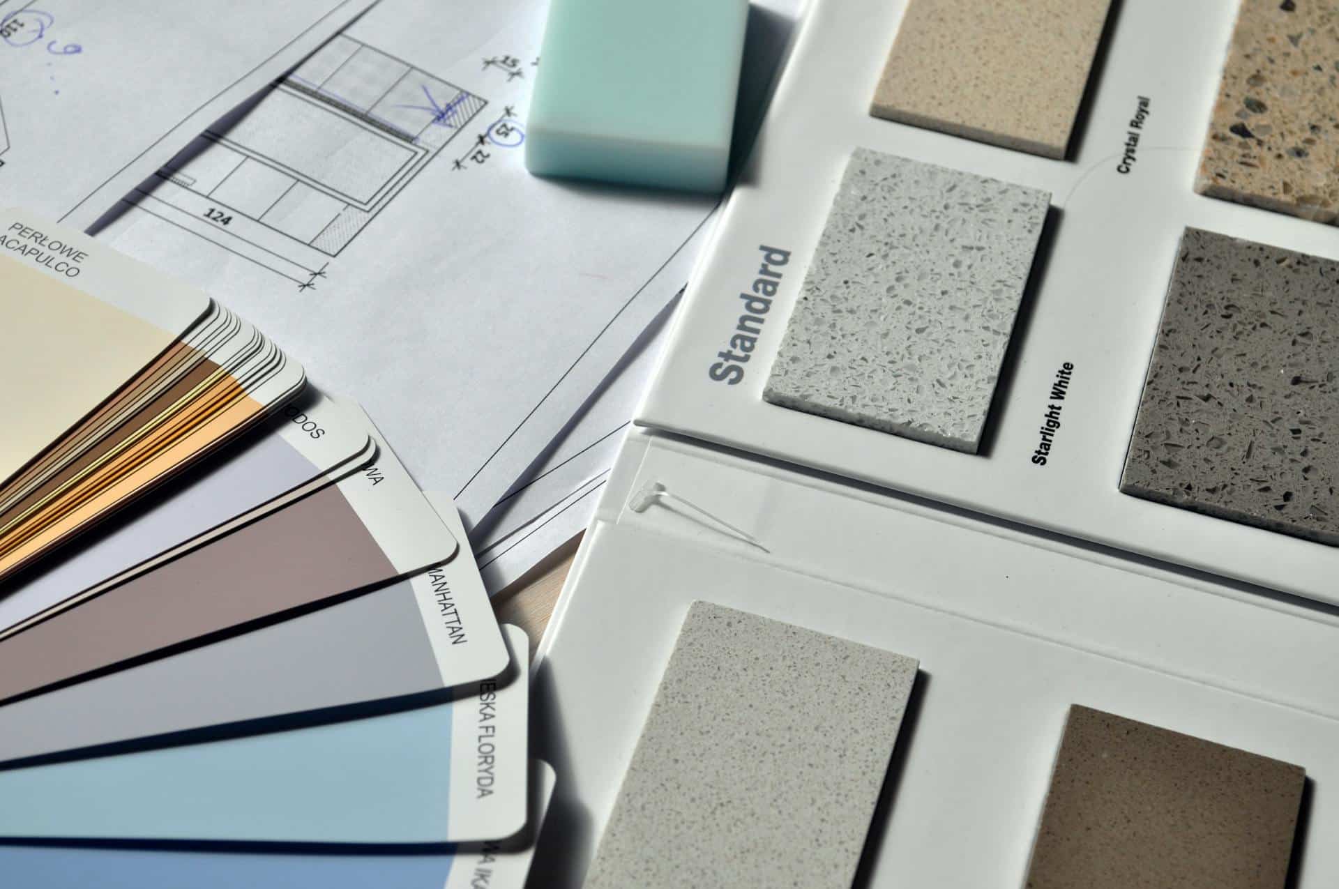 Palette de couleurs pour rénovation